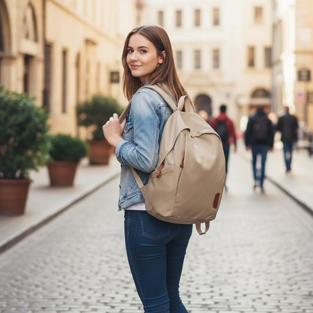 ShadowArc Backpack Beige